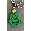 Image 2 : SPINACH GREEN NEPHRITE DRAGON PENDANT