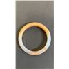 Image 2 : WHITE AGATE BANGLE & EARRINGS