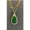Image 2 : SPINACH GREEN JADEITE PENDANT