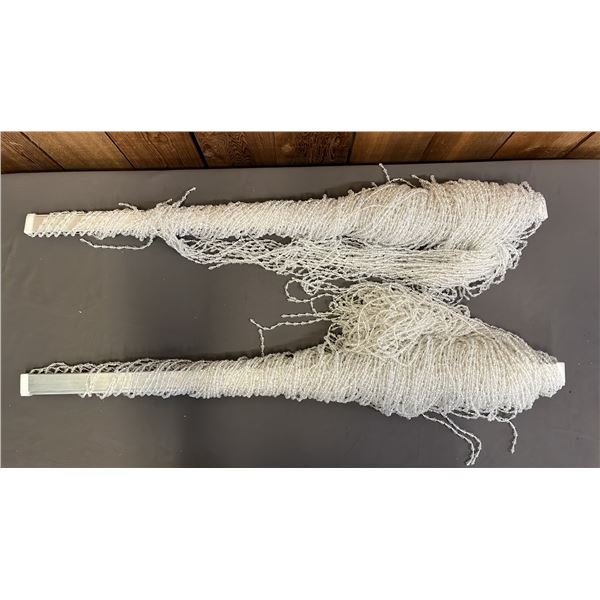 (2) BEADED CURTAINS