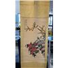 Image 1 : WATERCOLOUR & CALLIGRAPHY PAINTING SCROLL