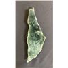 Image 4 : JADE DRAGON CARVING *MISSING HEAD) AND (2) JADE SLABS (LARGEST IS APPROX. 7" LONG