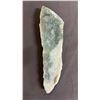 Image 5 : JADE DRAGON CARVING *MISSING HEAD) AND (2) JADE SLABS (LARGEST IS APPROX. 7" LONG