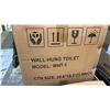 Image 2 : WALL - HUNG TOILET MODEL WHT-1 *25.6 X 18.1 X 21.5INCH