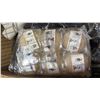 Image 2 : BOX OF ASSORTED ITEMS INCLUDING BACKGROUND CLOTH, APRON, SMALL HAIR BUN MAKE AND MORE