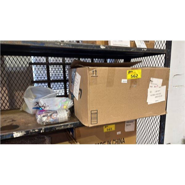 *NEW* BOX OF KIDS DISPOSABLE PARTY DINNERWARE