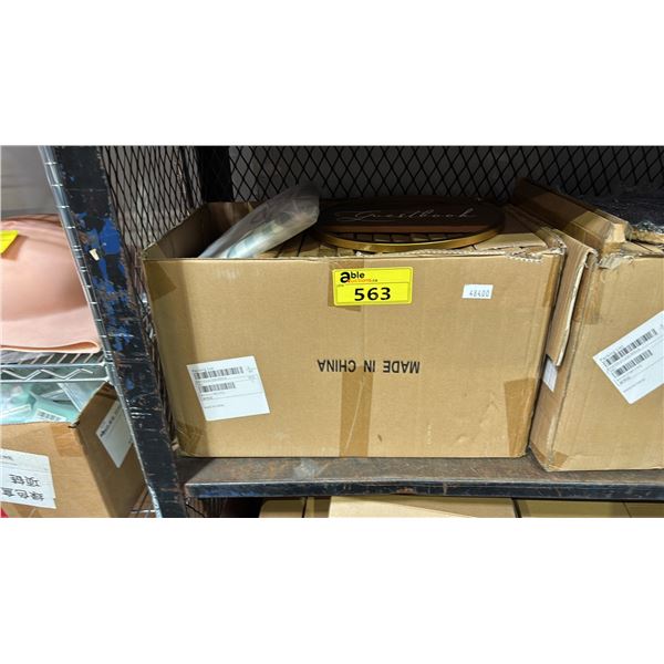 *NEW* CASES OF HANGING 'GUESTBOOK' SIGN WALL DECOR