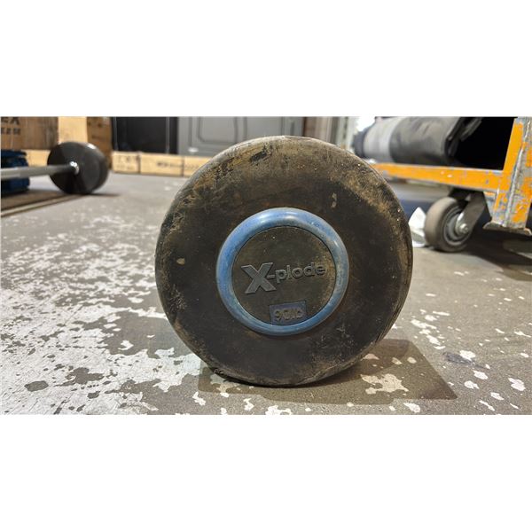 X-PLODE 90 LBS EZ CURL BARBELL