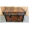 Image 2 : 16.5" X 13" X 11" WOOD STORAGE BOX & SMALL 3.5" X 3" X 3" STORAGE BOX