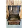 Image 3 : 16.5" X 13" X 11" WOOD STORAGE BOX & SMALL 3.5" X 3" X 3" STORAGE BOX