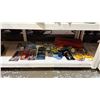 Image 2 : SHELF OF ASSORTED ITEMS INCLUDING KNIFES, POLAR FLEECE SET, SCENT STICKS AND MORE