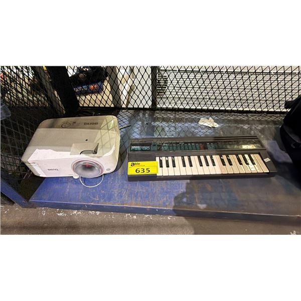 BENQ PROJECTOR AND YAMAHA PORTA SOUND PSS-130