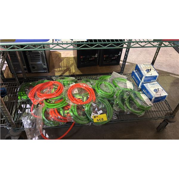 PROGRESSION FITNESS TUBING AND (3) BOXES OF EXCHANGE HANDLES
