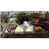 Image 2 : SHELF OF ASSORTED GLOVES AND CENTURY OPEN FACE HEADGEAR