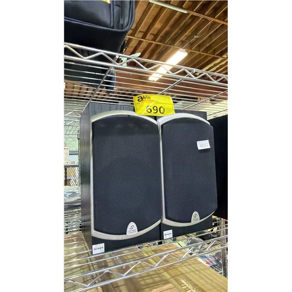 PAIR OF PRECISION ACOUSTICS SPEAKERS
