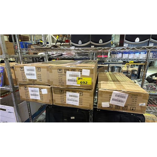 *NEW IN BOX* (5) DISPENSER WITH FLOOR STAND