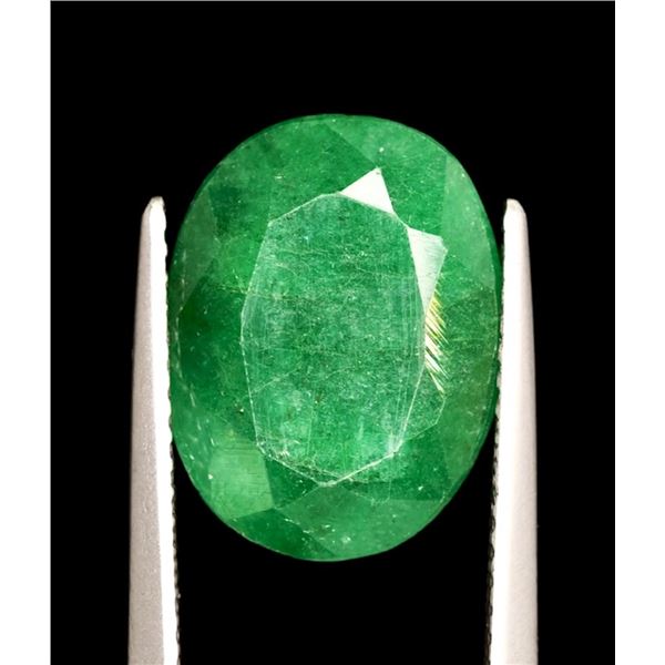 8.55 CT CERTIFIED EMERALD GEMSTONE ($6,550 APPRAISAL)