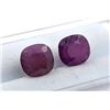 Image 1 : 4.27 CT CERTIFIED MOZAMBIQUE RUBY GEMSTONE PAIR ($5,400 APPRAISAL)
