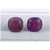 Image 2 : 4.27 CT CERTIFIED MOZAMBIQUE RUBY GEMSTONE PAIR ($5,400 APPRAISAL)