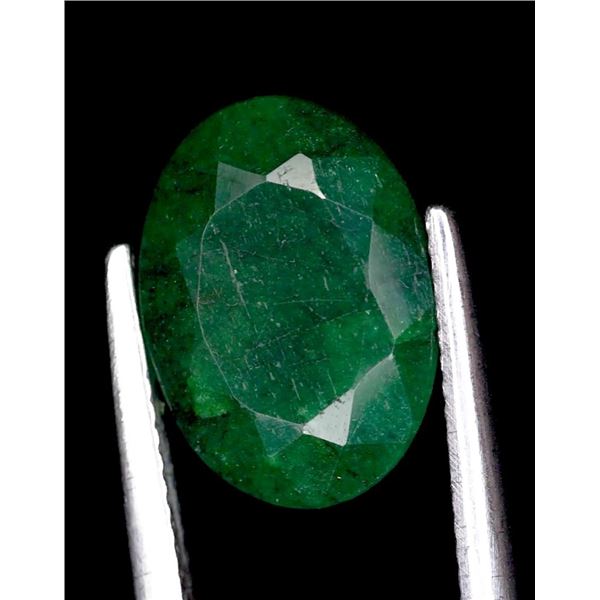 4.55 CT CERTIFIED BRAZILIAN EMERALD GEMSTONE ($4,150 APPRAISAL)