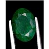 Image 1 : 4.55 CT CERTIFIED BRAZILIAN EMERALD GEMSTONE ($4,150 APPRAISAL)