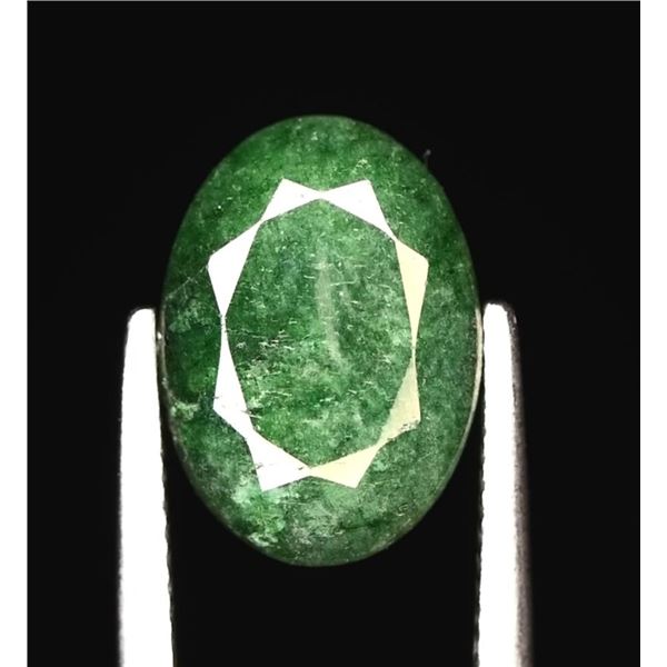5.15 CT CERTIFIED BRAZILIAN EMERALD GEMSTONE ($4,700 APPRAISAL)