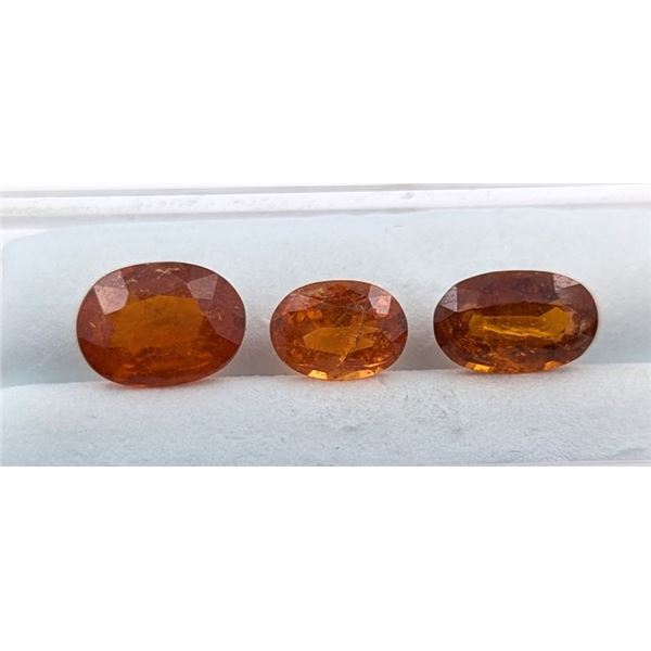 6.52 CT CERTIFIED SPESSARTITE GARNET GEMSTONE PARCEL ($6,000 APPRAISAL)