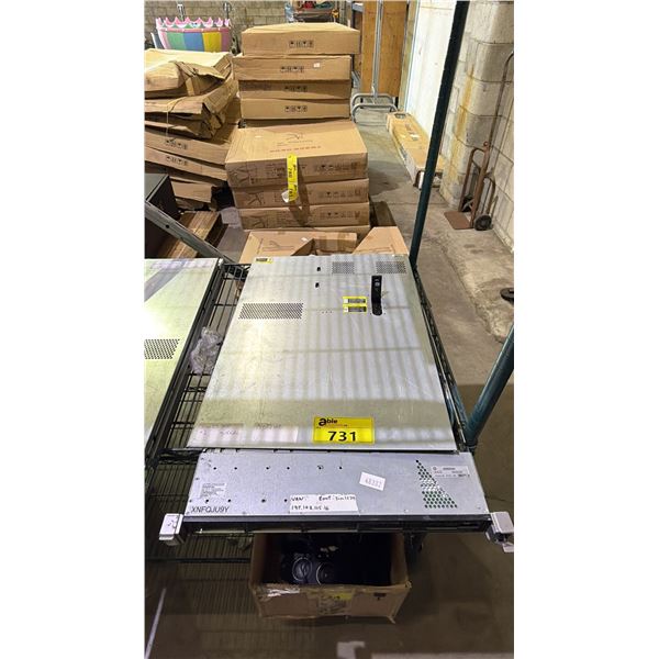 HP PROLIANT DL360P GEN8 SERVER SERIAL NO. MXQ40404D9