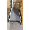 Image 2 : *NEW* RATANA ROMA PADDED SLING COFFEE TABLE W/ALUM TOP ( BLACK)