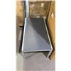 Image 2 : *NEW* RATANA ROMA PADDED SLING COFFEE TABLE W/ALUM TOP ( BLACK)