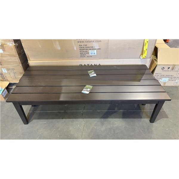 *NEW* BOX OF RATANA LIMO BENCH (LONG) 2PCS