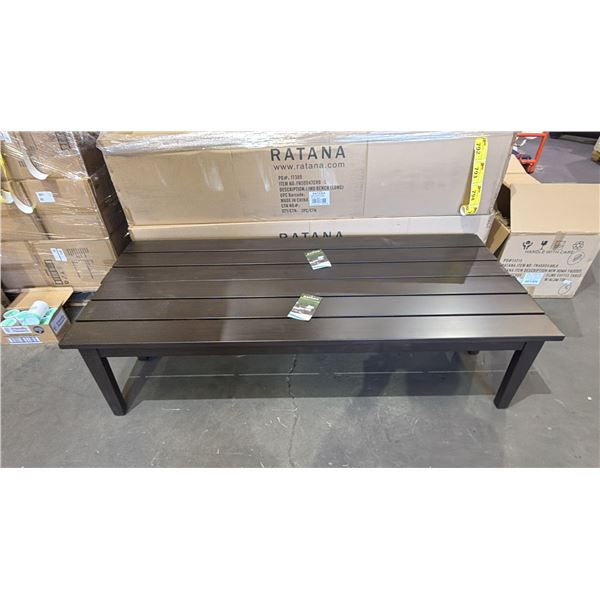 *NEW* BOX OF RATANA LIMO BENCH (LONG) 2PCS