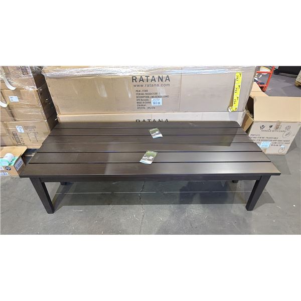 *NEW* BOX OF RATANA LIMO BENCH (LONG) 2PCS