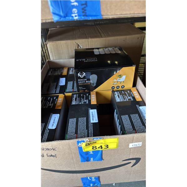 CASE OF BERELLI 2W 2700K E26 SOCKET LED LIGHT BULBS