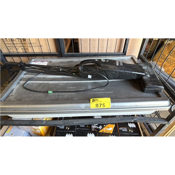 UNDER-BED STORAGE TOTE & EUREKA "THE BOSS" BAGLESS VACUUM