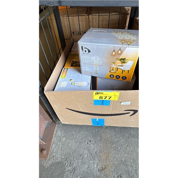 CASE OF BERELLI 60W E26 DIMMABLE LED EDISON LIGHTS