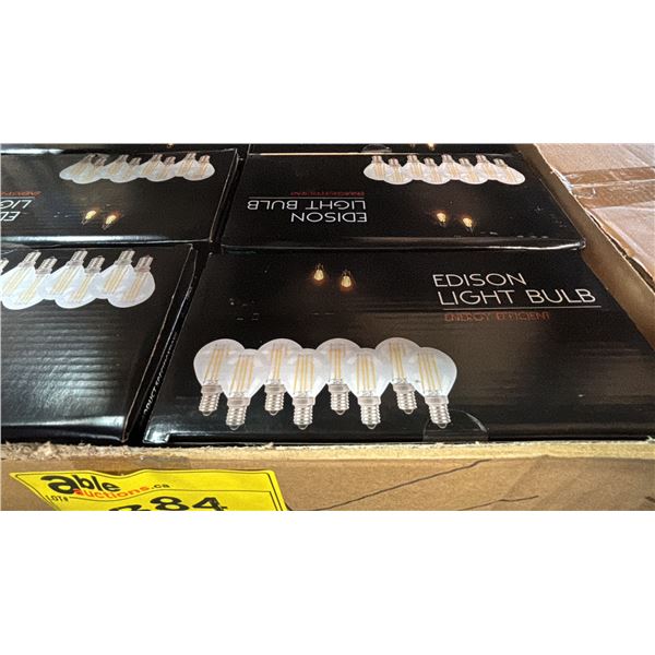 CASE OF BERELLI 6W E12 SOCKET LED EDISON LIGHT BULBS
