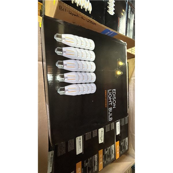 CASE OF BERELLI 2W E26 SOCKET LED EDISON LIGHT BULBS