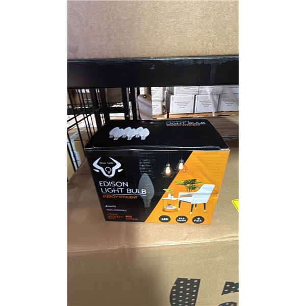 CASE OF BERELLI 4W E12 SOCKET LED EDISON LIGHT BULBS