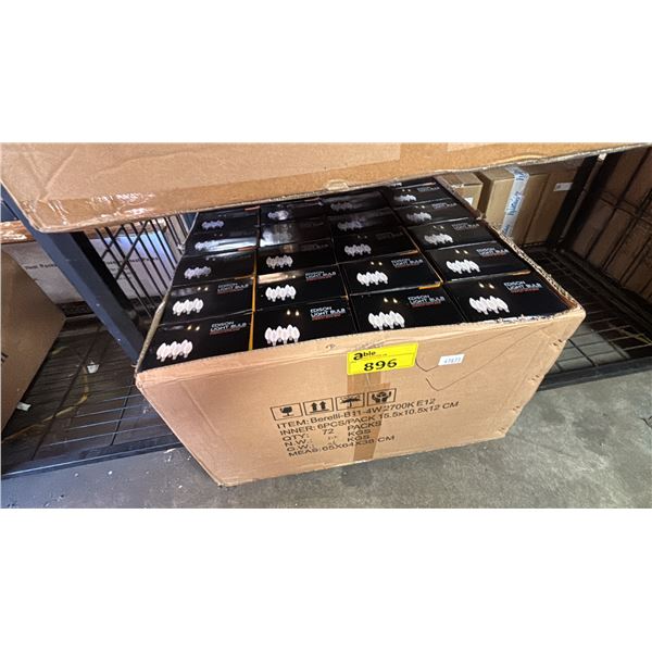CASE OF BERELLI 4W E12 SOCKET LED EDISON LIGHT BULBS