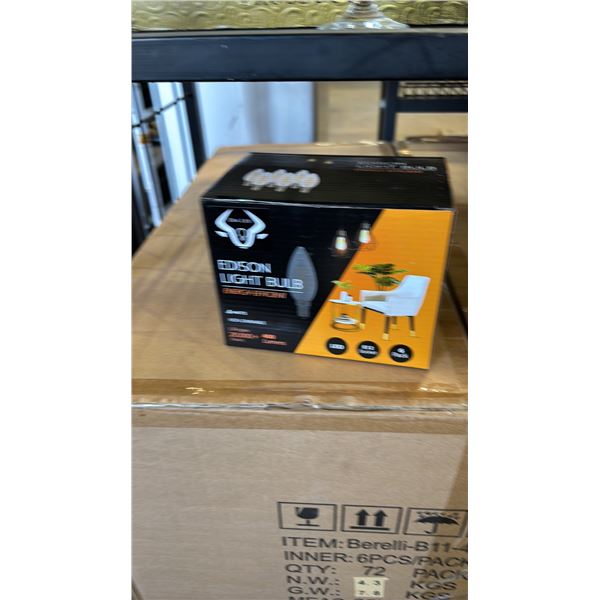 CASE OF BERELLI 4W E12 SOCKET LED EDISON LIGHT BULBS