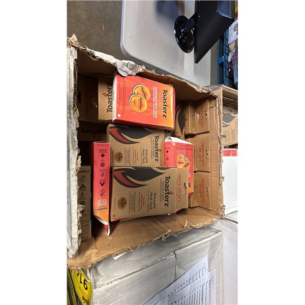 CASE OF ASSORTED TOASTERZ REUSABLE HEAT PACKS