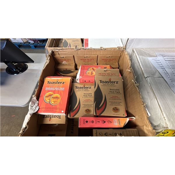CASE OF ASSORTED TOASTERZ REUSABLE HEAT PACKS