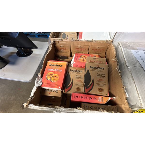 CASE OF ASSORTED TOASTERZ REUSABLE HEAT PACKS