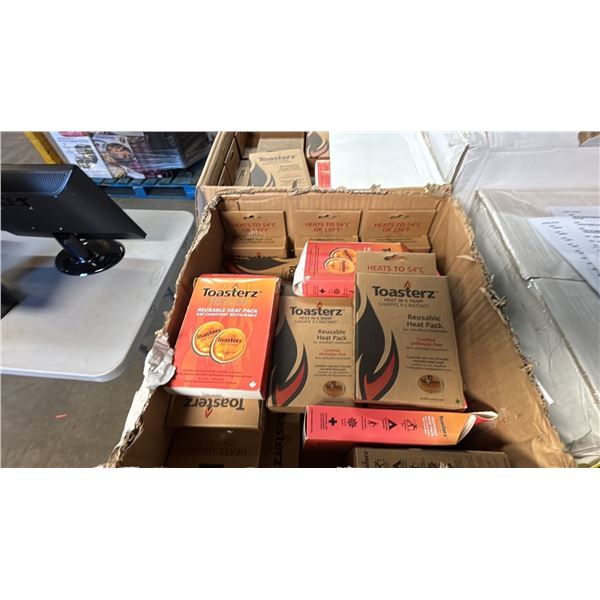 CASE OF ASSORTED TOASTERZ REUSABLE HEAT PACKS