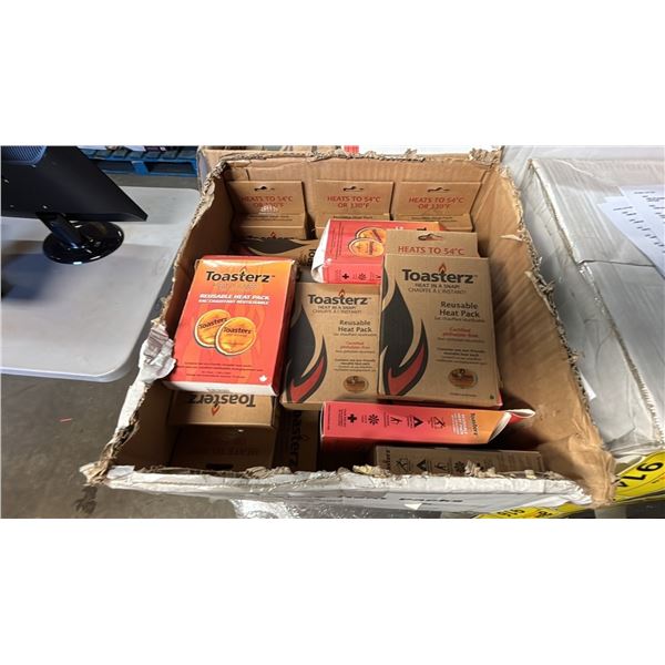 CASE OF ASSORTED TOASTERZ REUSABLE HEAT PACKS