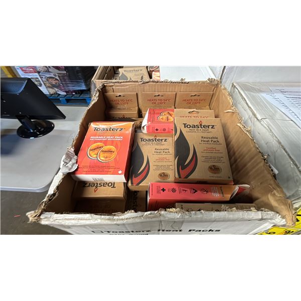 CASE OF ASSORTED TOASTERZ REUSABLE HEAT PACKS