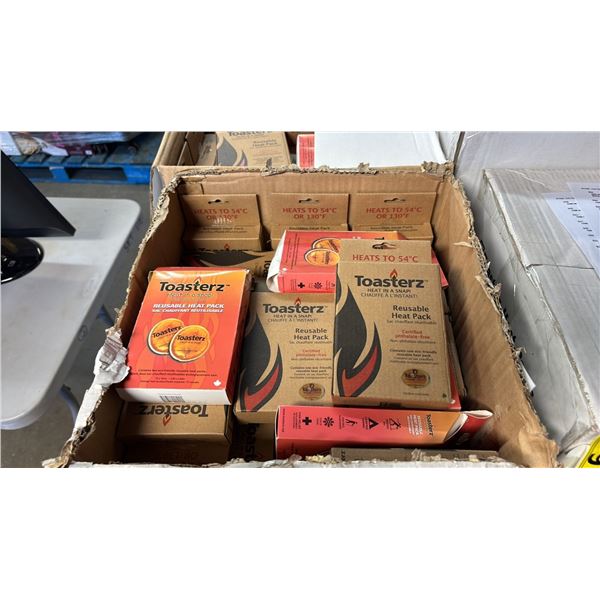 CASE OF ASSORTED TOASTERZ REUSABLE HEAT PACKS