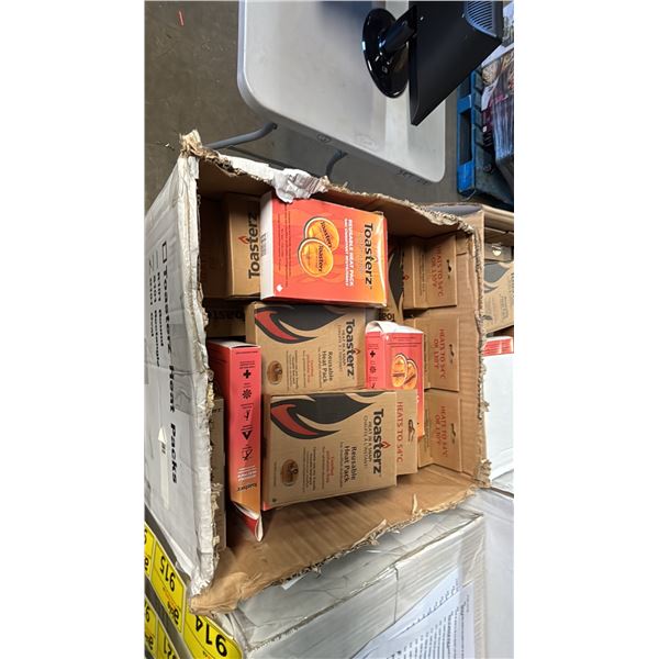 CASE OF ASSORTED TOASTERZ REUSABLE HEAT PACKS