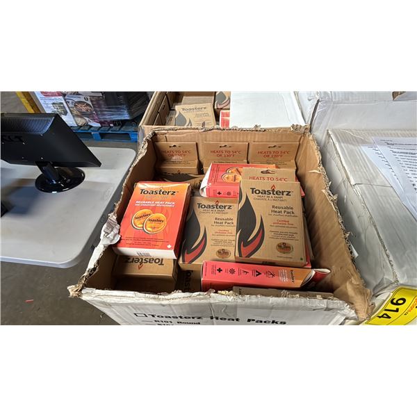 CASE OF ASSORTED TOASTERZ REUSABLE HEAT PACKS